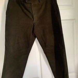 Lauren Ralph Lauren Men’s Corduroy Pants 36W x 30L Brown Casual Dress Flat Front